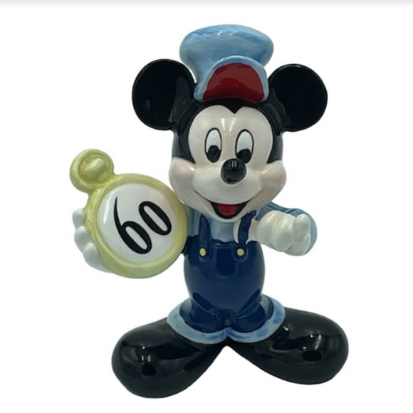 Mickey Mouse 60th Birthday Celebration Disney Schmid Vintage Figurine Art Décor - Picture 1 of 11